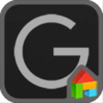 Logo of Grey in black android Application 