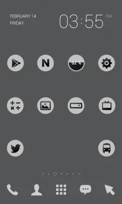 Grey in black android App screenshot 0