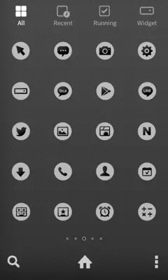 Grey in black android App screenshot 1