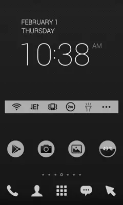 Grey in black android App screenshot 3